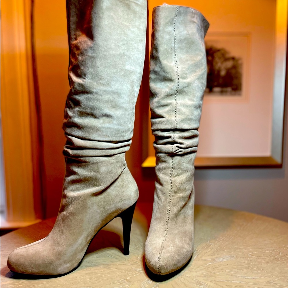Banana Republic knee high suede boots